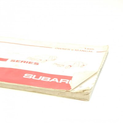 1985 Subaru L-Series Owner's Manual