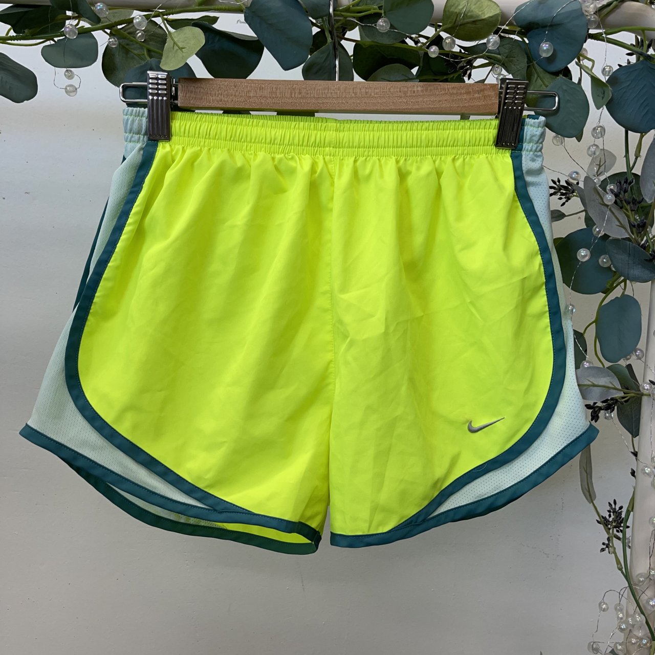 womens neon nike shorts