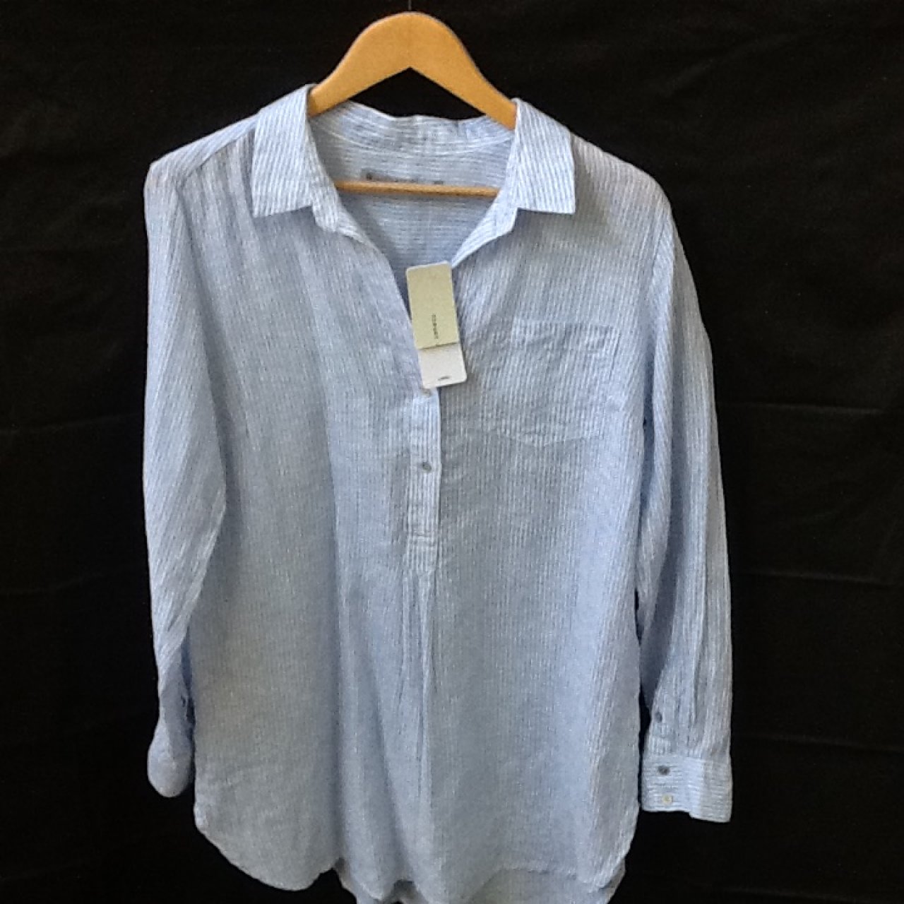 Womens linen shirt target Clearance