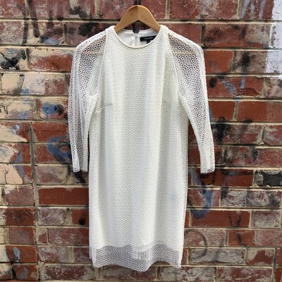 ** LAST CHANCE CLEARANCE ** LIFE WITH BIRD White Embroidered Style Dress, Size 6