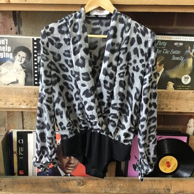 *CLEARANCE*Outrageous Fortune Women's Animal Print Bodysuit Size 14