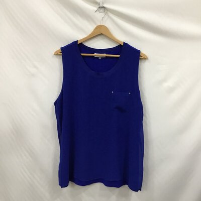 *REDUCED* Calvin Klein Ladies Sleeveless Top Size L Royal Blue 