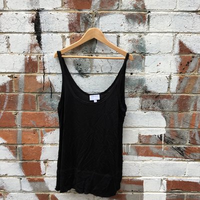 ** REDUCED ** WITCHERY Women's Black Singlet Top, Size XS