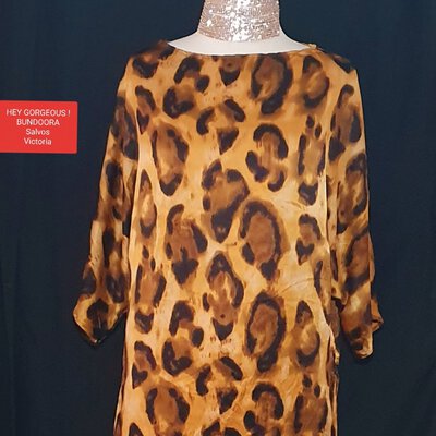 "HOSS"  Leopard Dress/Top