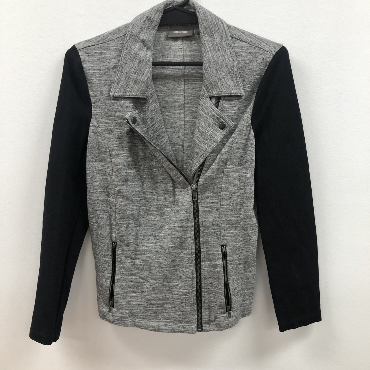 jersey biker jacket womens