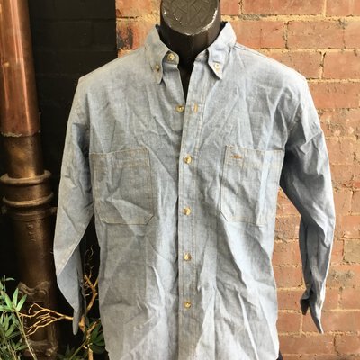 *CLEARANCE*Boy's Original Atlantic Sportswear Blue Shirt, Size 12