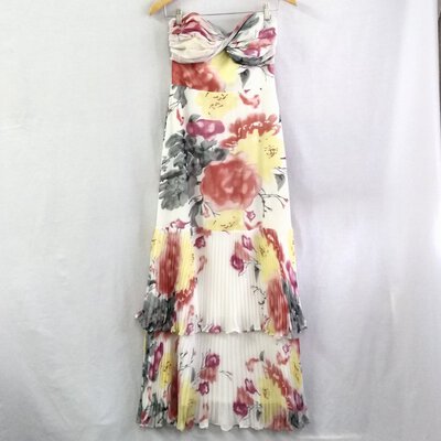 *LAST CHANCE*  Honey & Beau Strapless Floral Maxi Dress BNWT Size 8 RRP $250