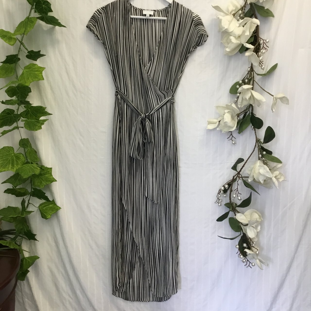 witchery black and white dress