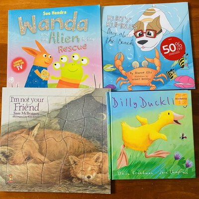 3 Children’s Books with Puzzle.  