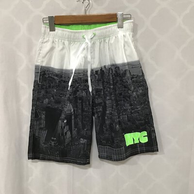 *CLEARANCE SALE* Mantaray Men Shorts, S,Grey/ White