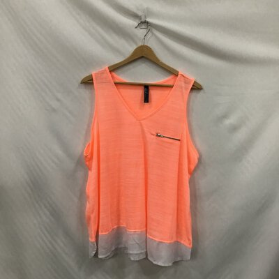 *REDUCED* Ed-it-Ed Ladies Sleeveless Top Size 18 Orange