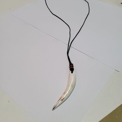 *CLEARANCE SALE* Token Necklace w/White Claw