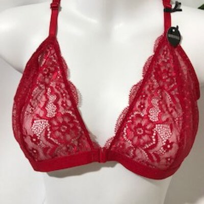  HALF PRICE Womens Bra Brand New 14/16 Lace red UK sizing 