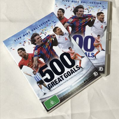 500 Great Goals 5 Disc DVD - Soccer