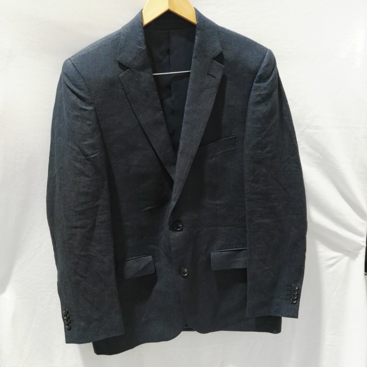 BNWT GAZMAN Mens Suit Jacket Grey Size 40 linen(s)