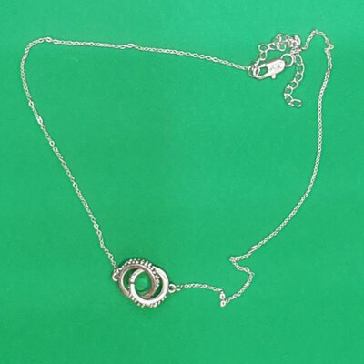 **  REDUCED  **  Silver Look Necklace With Pendant