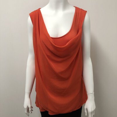 *REDUCED* Kenneth Cole Orange Womens Top BNWT Size L