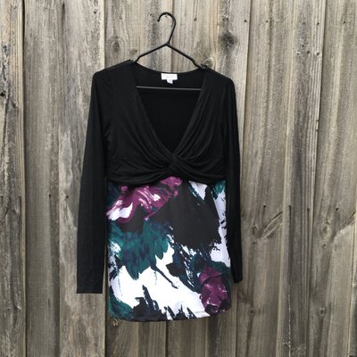 **LAST CHANCE CLEARANCE** QUEENSPARK Women's Longline Top, Size S