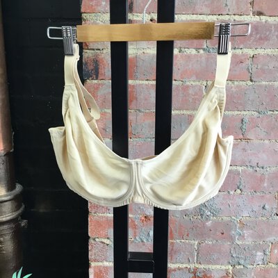 *CLEARANCE*INTIMO Women's Nude Coloured Underwire Bra Size 34G