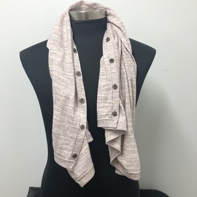 *REDUCED* CABLE Melbourne Womens Cotton Scarf With Buttons